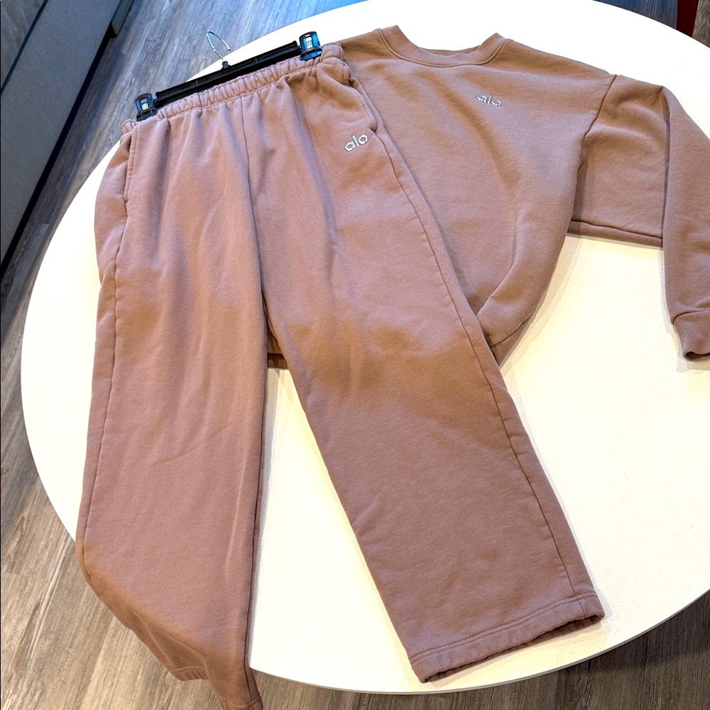 ALO jogger set taupe 🤎